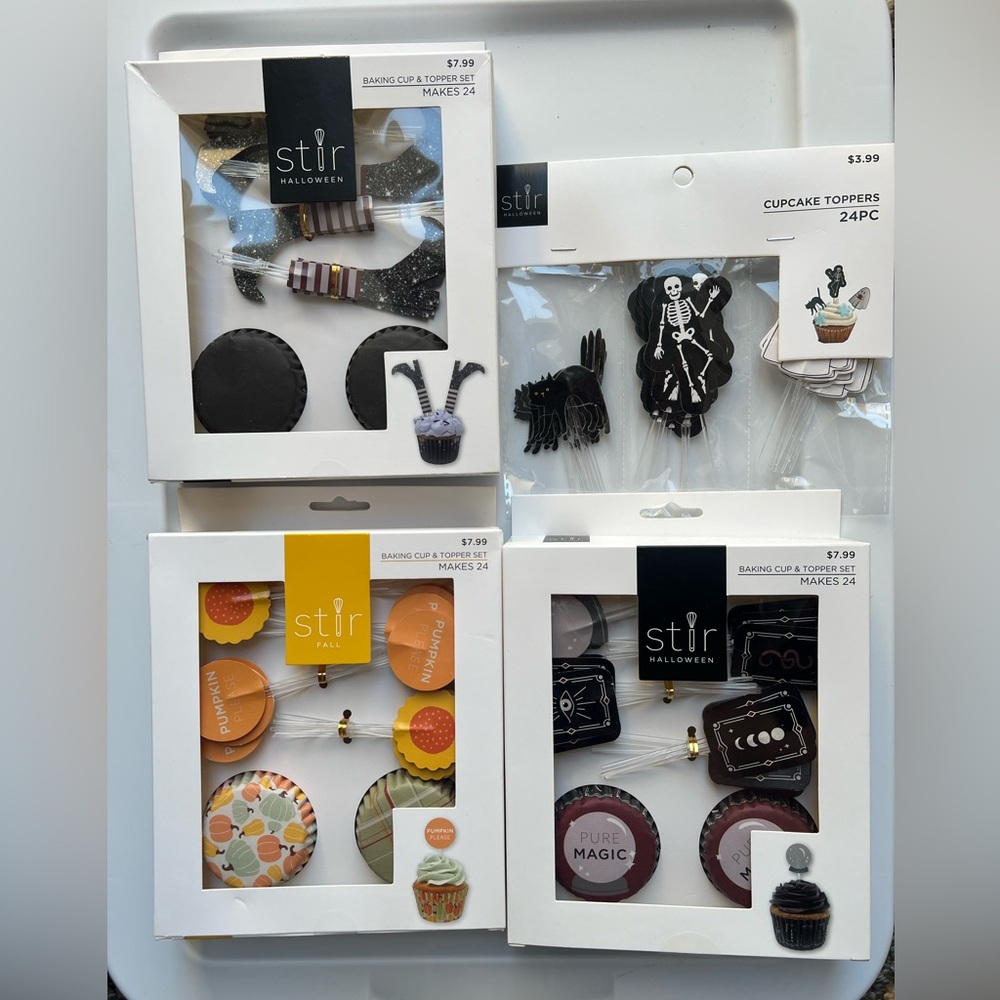 Halloween Cupcake Baking Sets